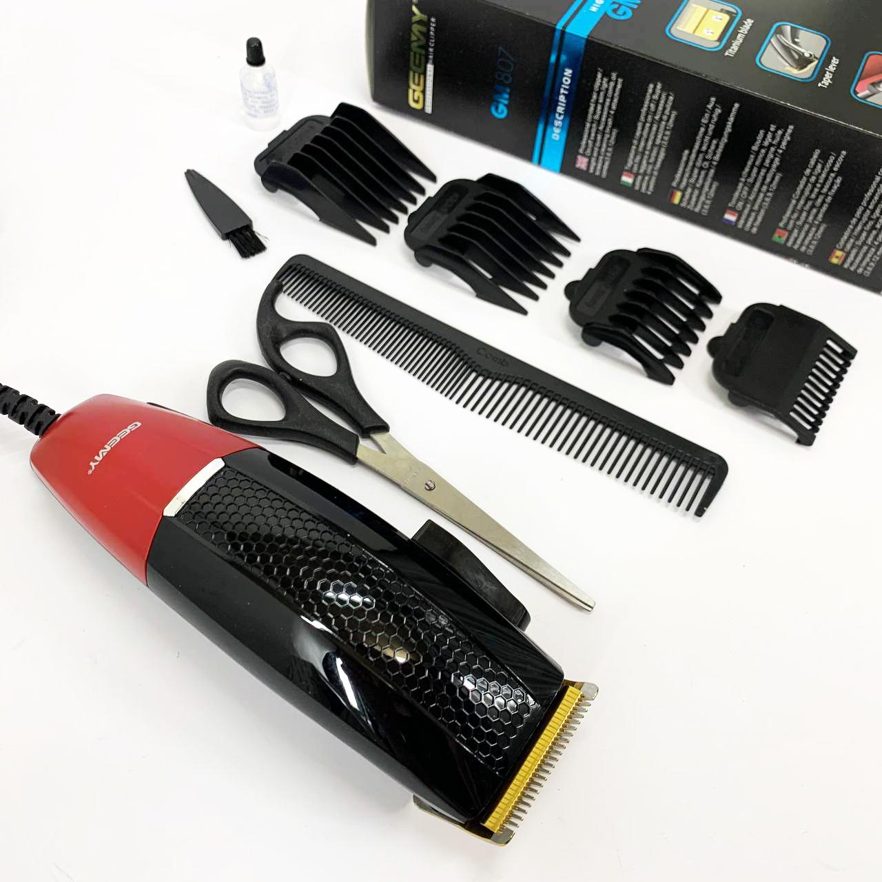 Машинка для стрижки Gemei GM-807 — професійна, леза 46 мм - Зображення 15
