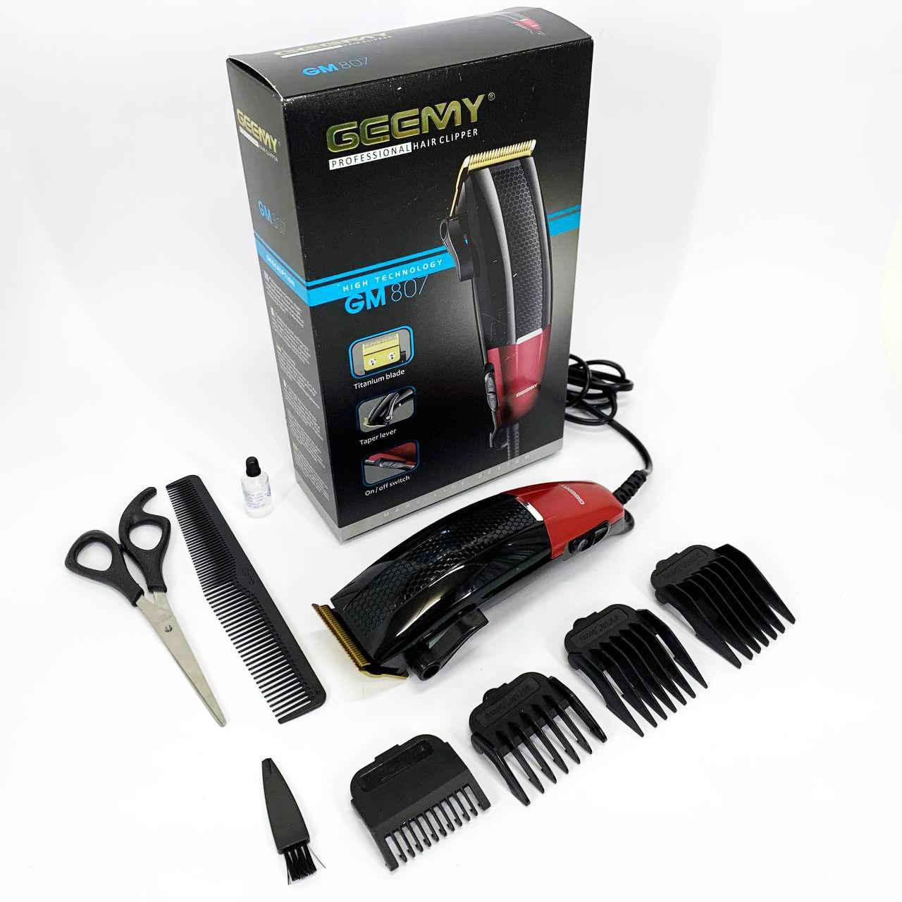 Машинка для стрижки Gemei GM-807 — професійна, леза 46 мм - Зображення 4