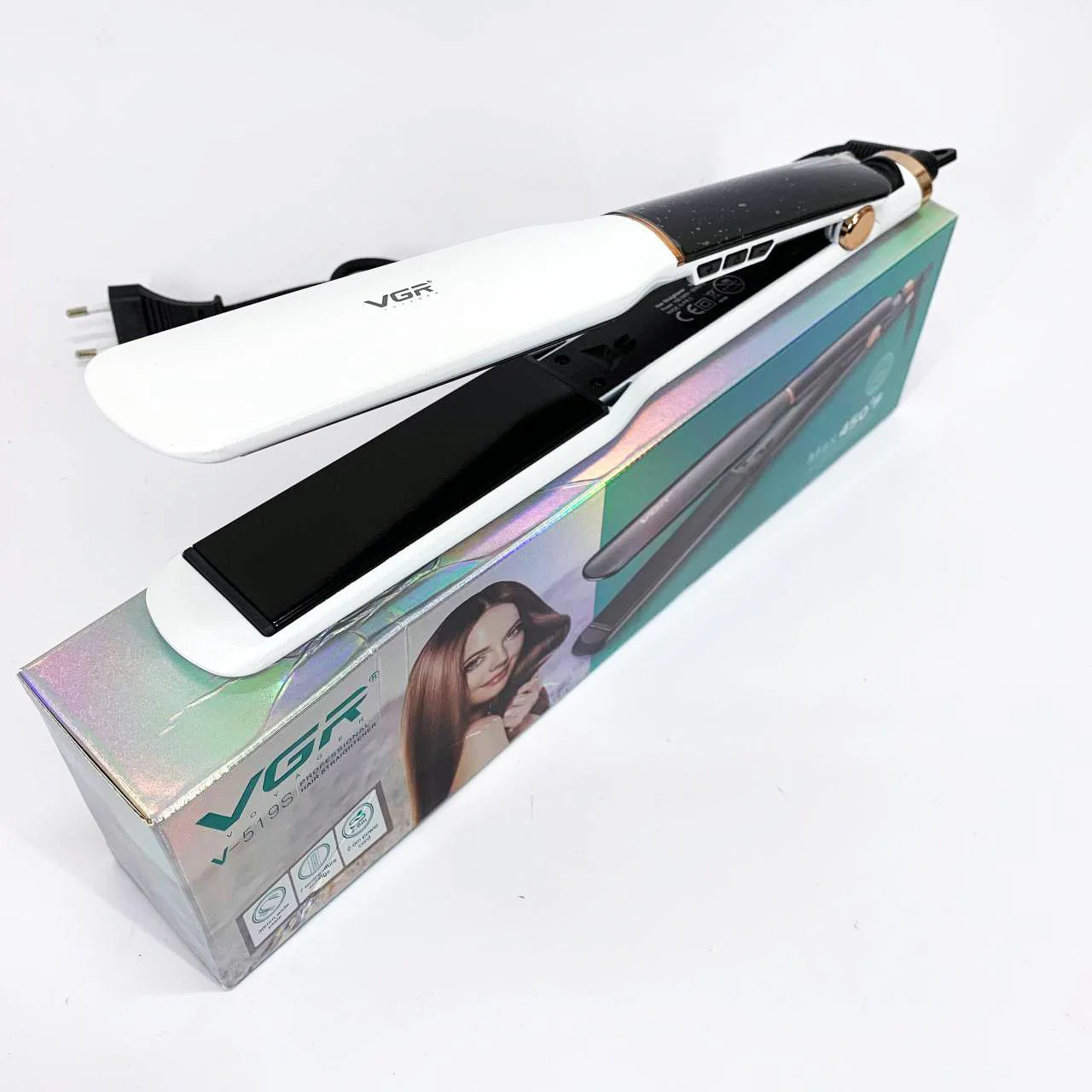 ВИПРАМІТЕЛЬ ДЛЯ ВОЛОС VGR V-519S — СТИЛЬНИЙ ТА ЕФЕКТИВНИЙ ІНСТРУМЕНТ ДЛЯ УКЛАДКИ - Зображення 5