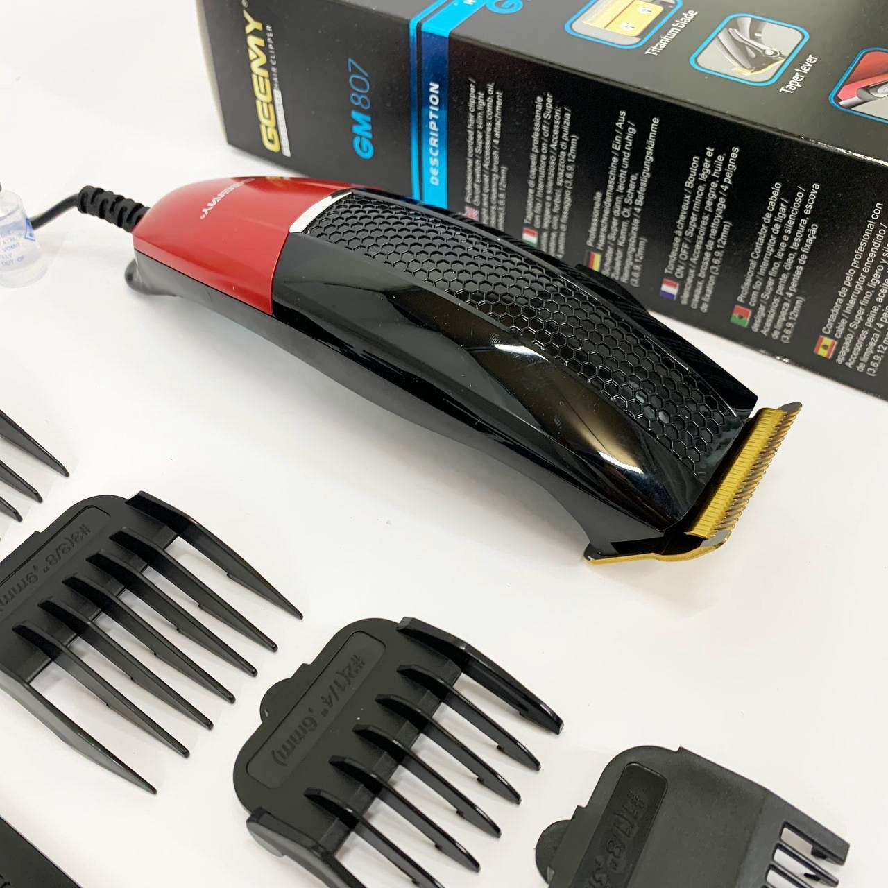 Машинка для стрижки Gemei GM-807 — професійна, леза 46 мм - Зображення 13