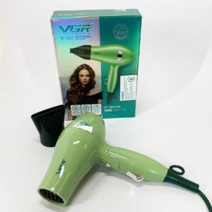 Дорожний фен VGR V-432 GREEN — компактний 1000 Вт з іонізацією