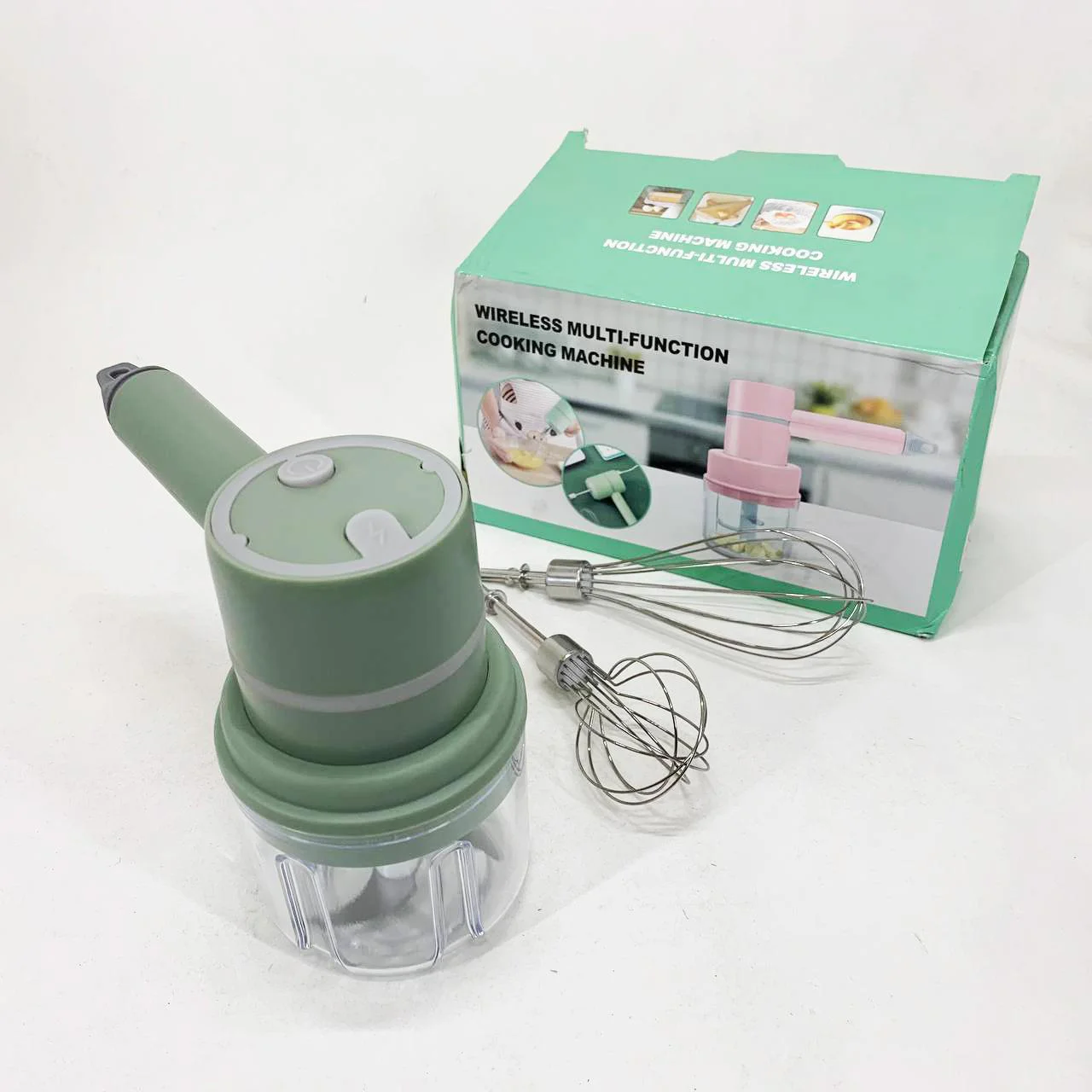 Ручний блендер Green 2 в 1 | Потужний акумулятор і USB зарядка для зручності використання. - Зображення 7