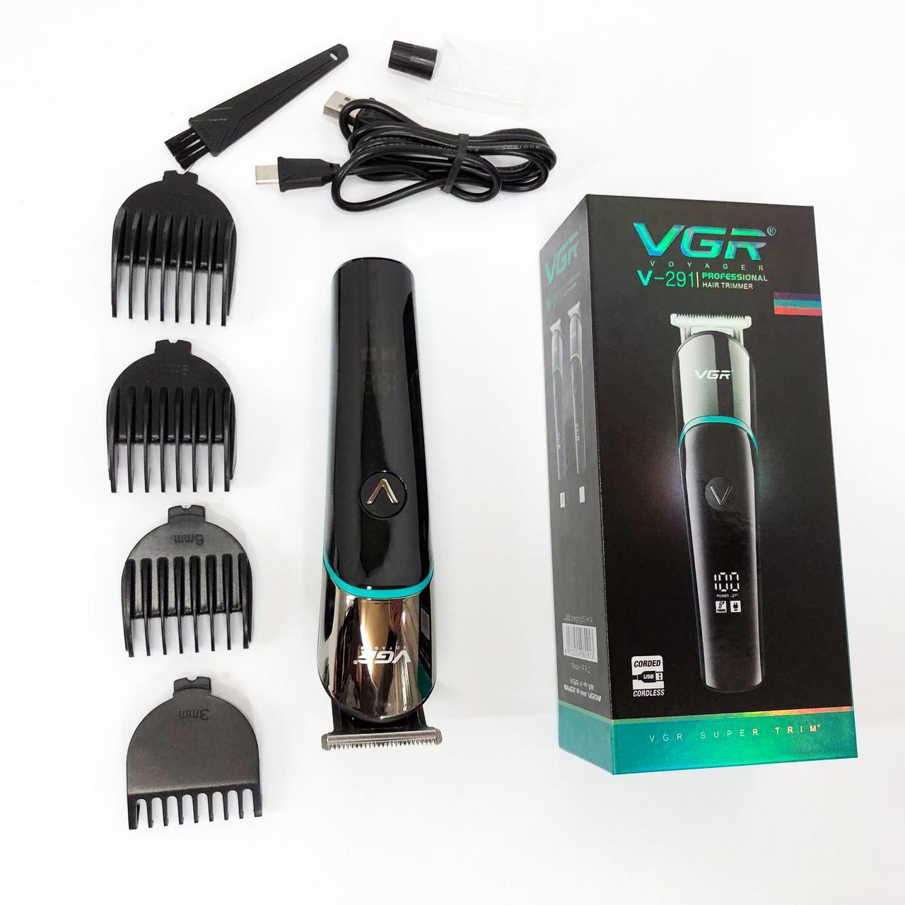 Професійна машинка для стрижки волосся VGR V-291 з насадками та USB зарядкою - Зображення 13