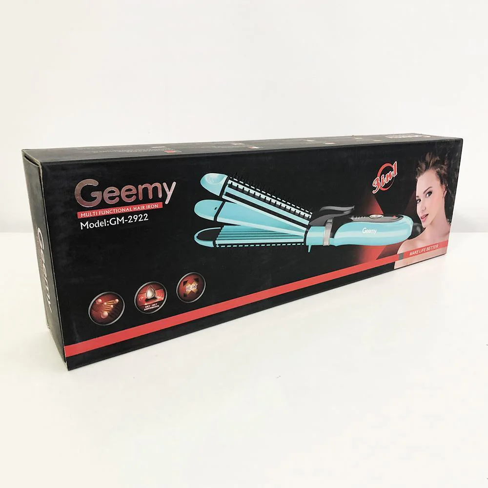 Плойка-утюжок Geemy GM-2922 3в1 для об'ємних укладок - Зображення 17