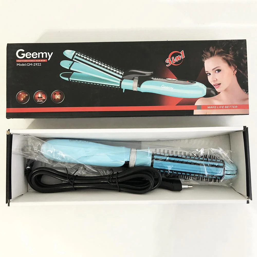 Плойка-утюжок Geemy GM-2922 3в1 для об'ємних укладок - Зображення 18