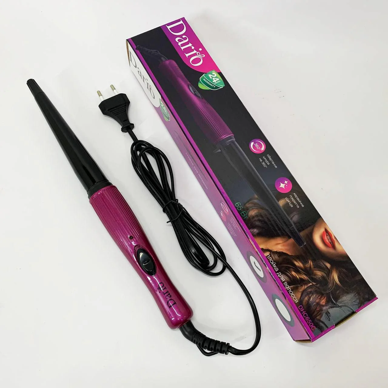 Dario Плойка DHC650C для створення об'ємних локонів і кудрей - Зображення 8