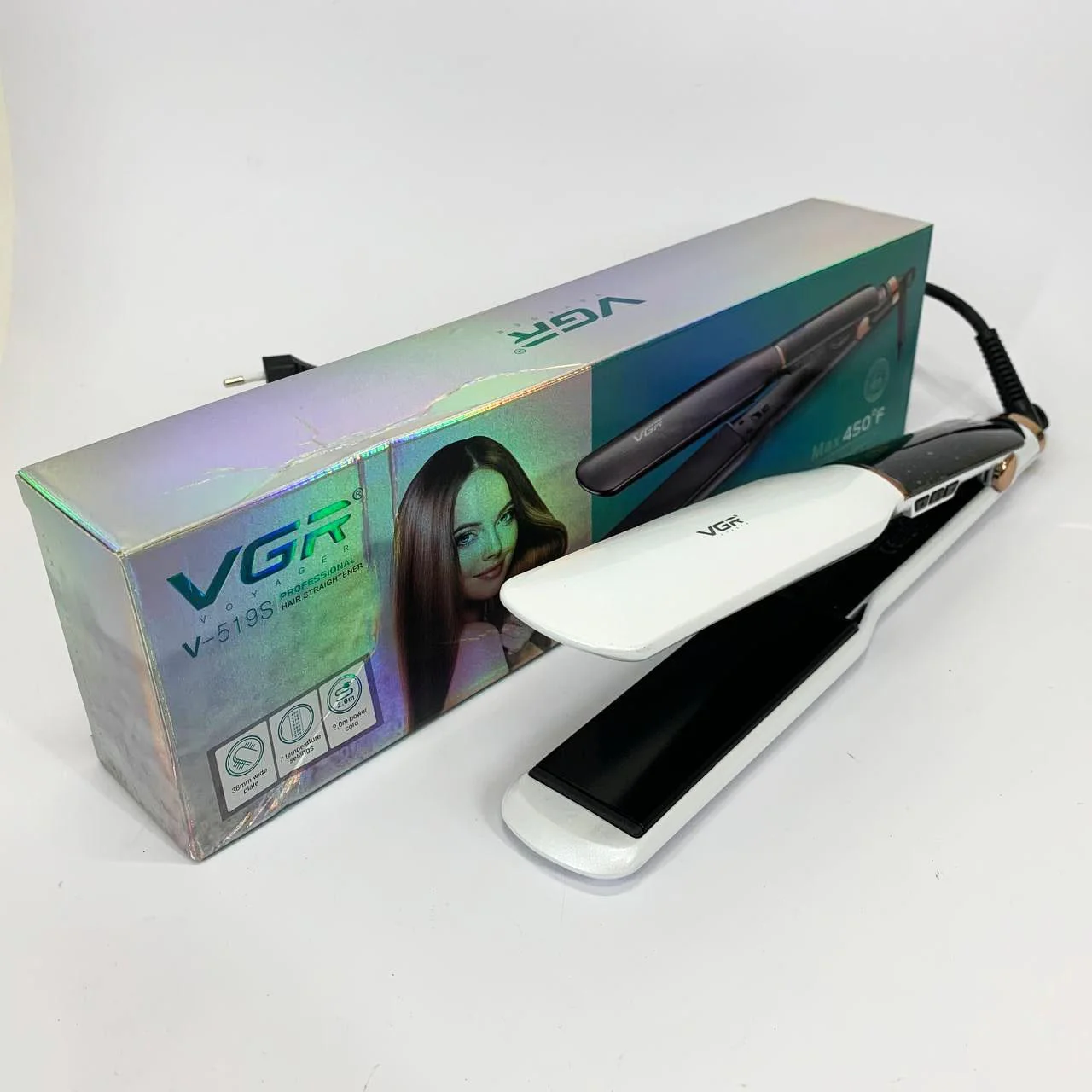 ВИПРАМІТЕЛЬ ДЛЯ ВОЛОС VGR V-519S — СТИЛЬНИЙ ТА ЕФЕКТИВНИЙ ІНСТРУМЕНТ ДЛЯ УКЛАДКИ - Зображення 3