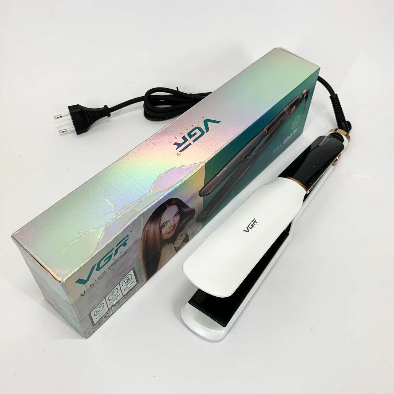 ВИПРАМІТЕЛЬ ДЛЯ ВОЛОС VGR V-519S — СТИЛЬНИЙ ТА ЕФЕКТИВНИЙ ІНСТРУМЕНТ ДЛЯ УКЛАДКИ - Зображення 4