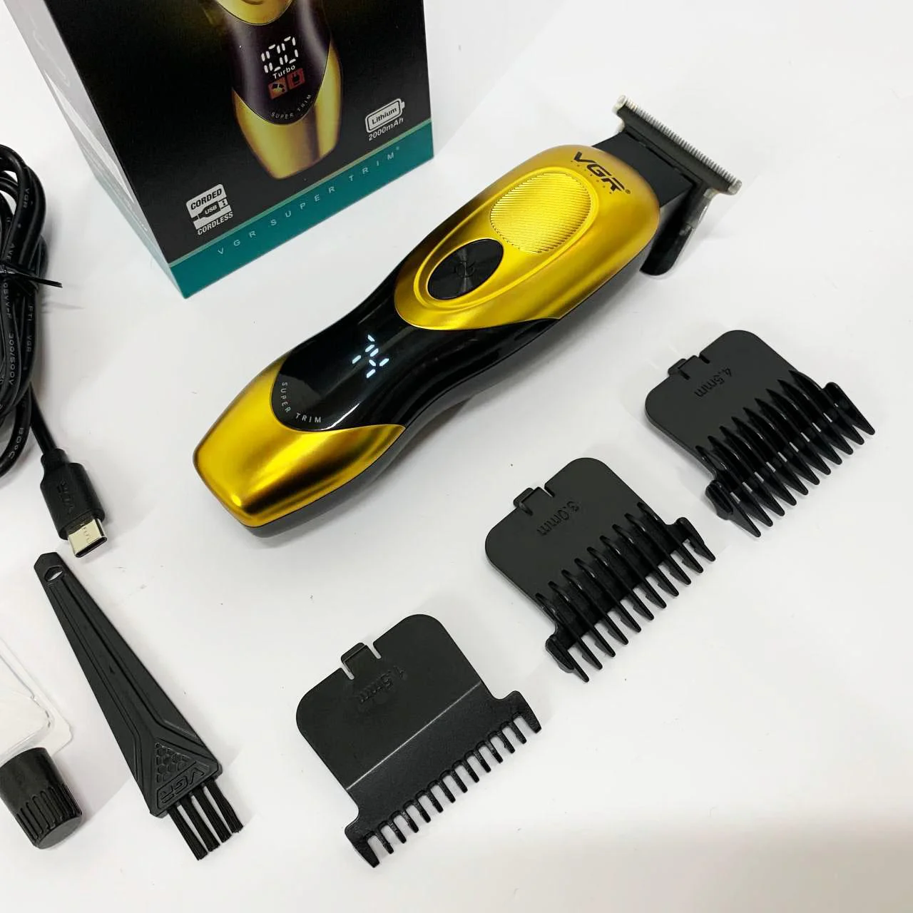 Тример VGR V-227 (золотий) — акумуляторний, до 300 хвилин роботи, 5 Вт - Зображення 12