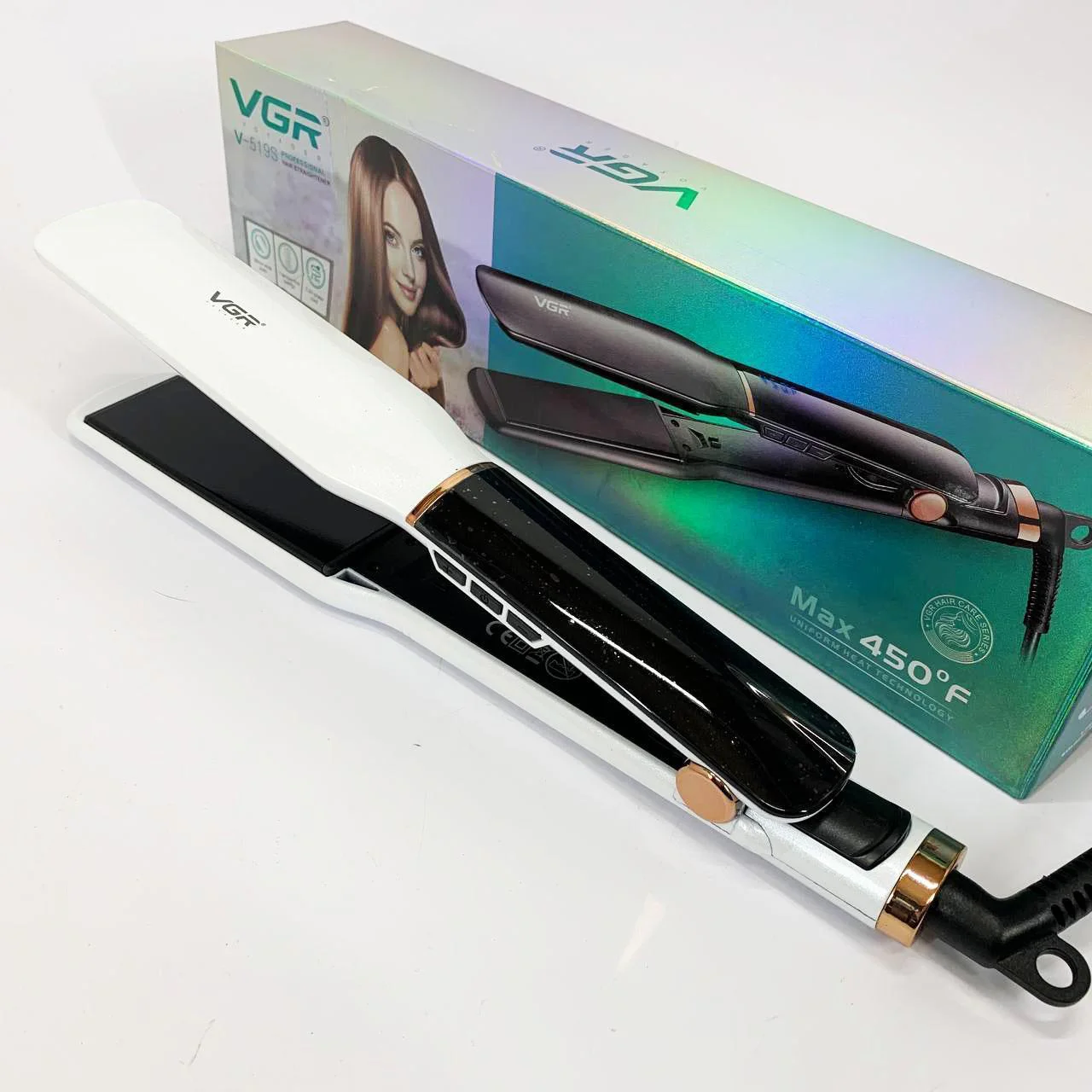 ВИПРАМІТЕЛЬ ДЛЯ ВОЛОС VGR V-519S — СТИЛЬНИЙ ТА ЕФЕКТИВНИЙ ІНСТРУМЕНТ ДЛЯ УКЛАДКИ - Зображення 7