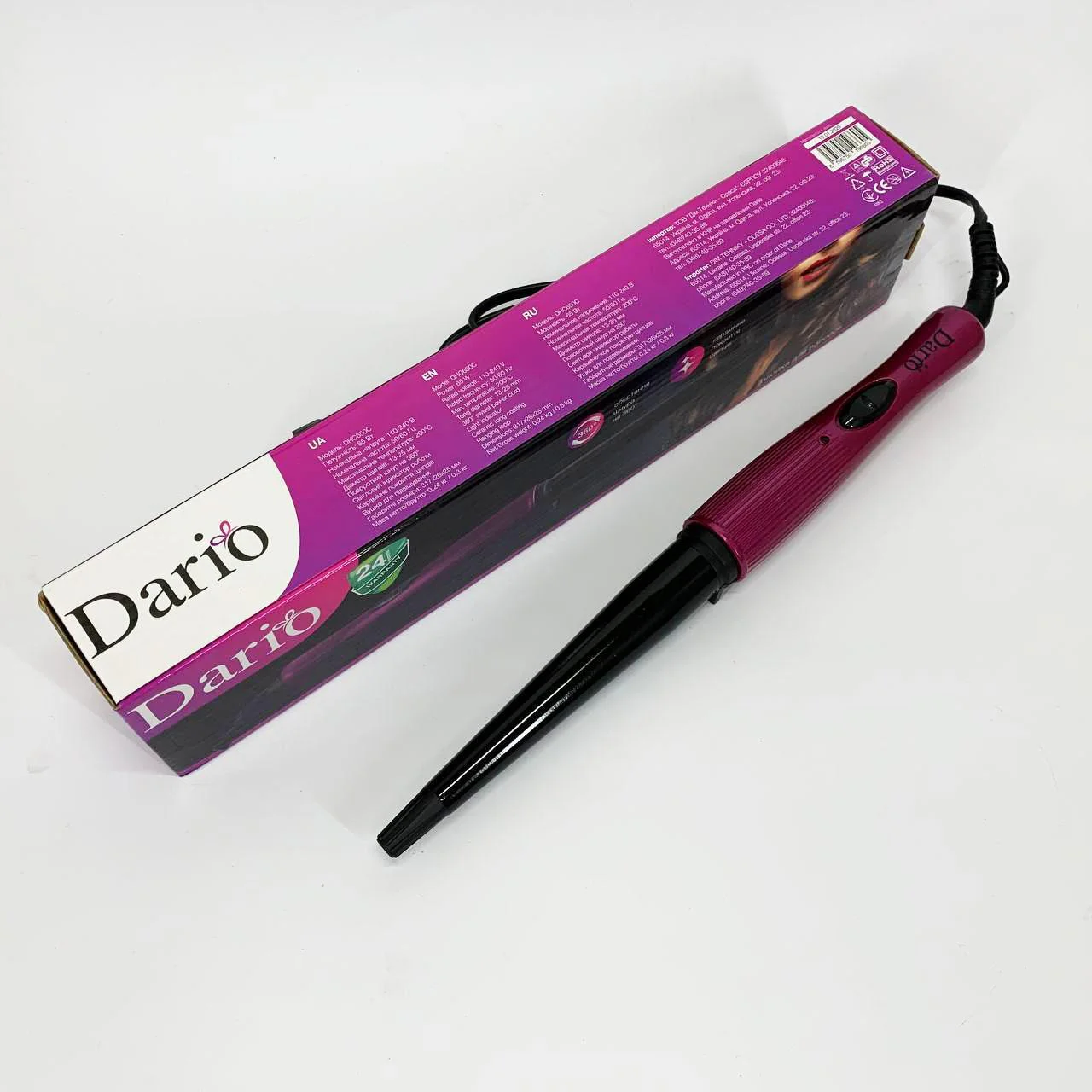 Dario Плойка DHC650C для створення об'ємних локонів і кудрей - Зображення 4