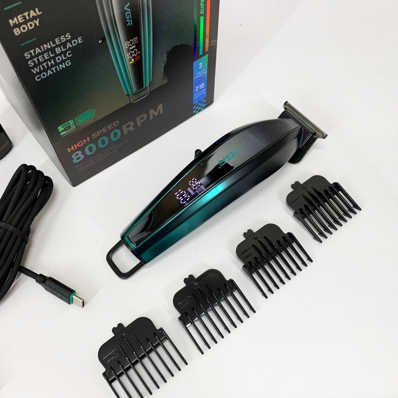 Тример VGR V-974 — до 210 хв автономної роботи, 7 Вт, зелений - Зображення 7