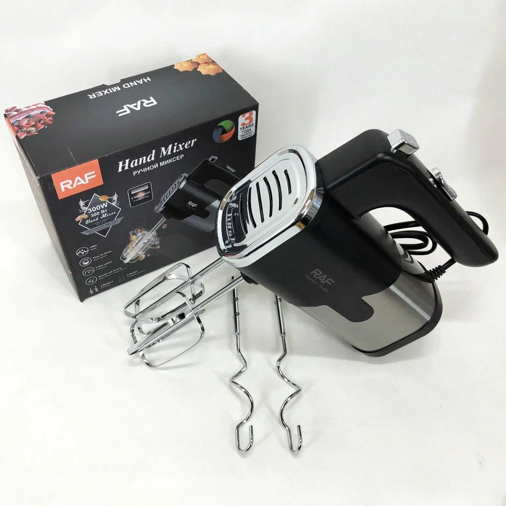 Миксер RAF R-6630 5 скоростей 300 W – універсальний кухонний помічник для приготування страв. - Зображення 10