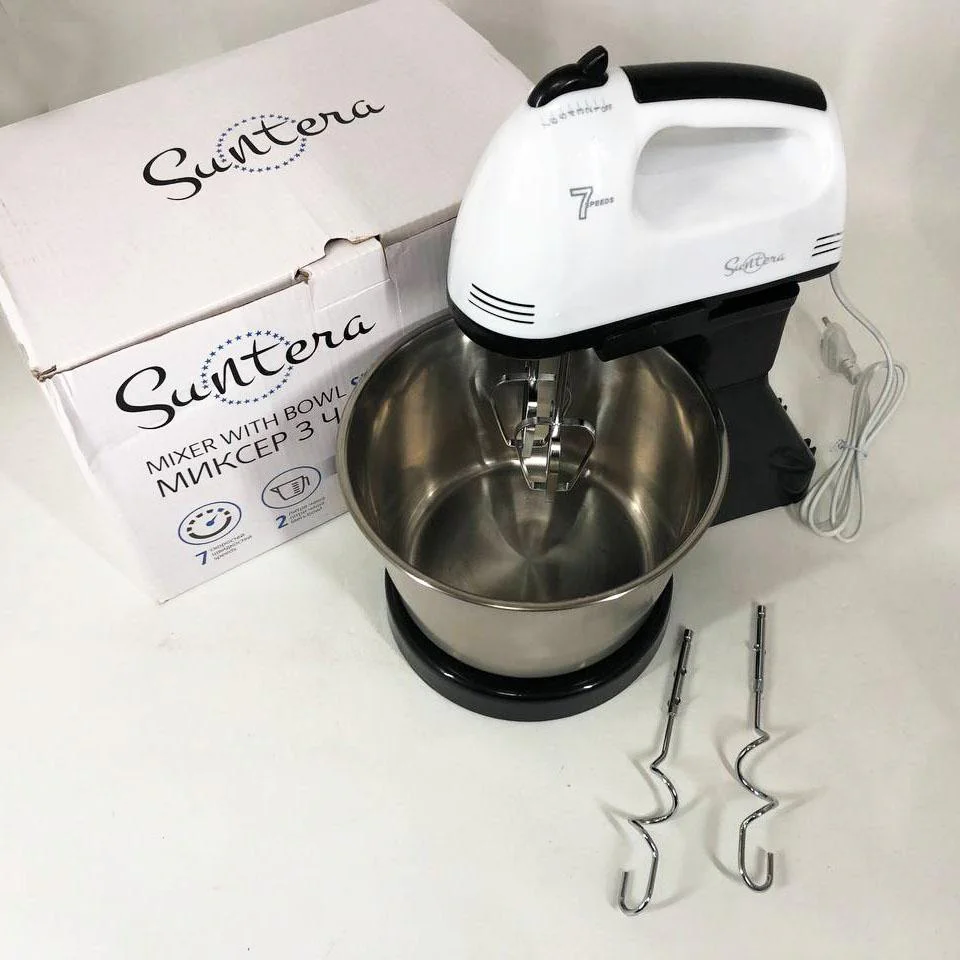 Миксер Suntera SMX-504 стаціонарний комбайн з потужністю 300 Вт для домашнього використання - Зображення 6