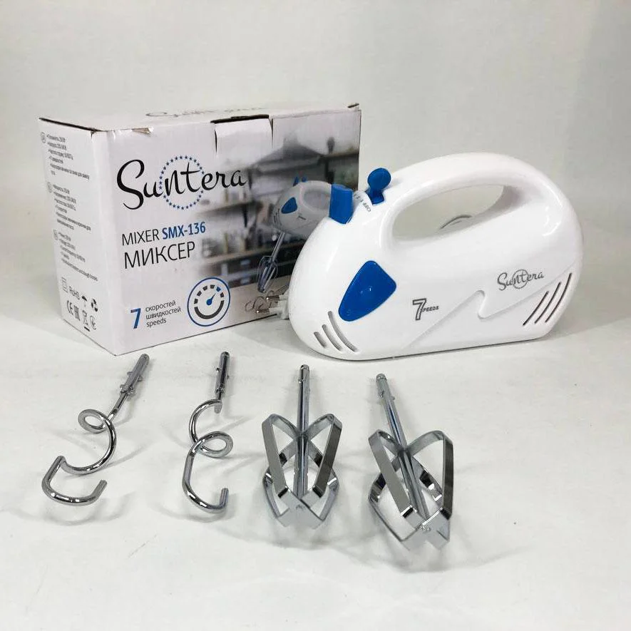 Міксер Suntera SMX-136 300 Вт | Найкращий ручний міксер для кухні - Зображення 5