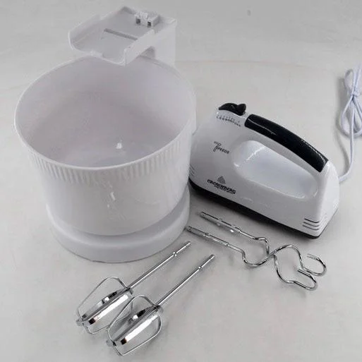 Миксер Crownberg CB-7320 ручний з підставкою та чашею 2л 300 Вт на 7 швидкостей - Зображення 4