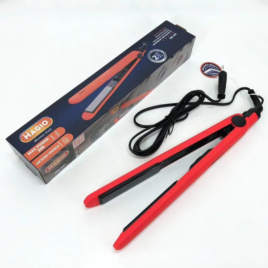 Щипці для волос MAGIO MG-601 — Утюжок з терморегулятором для гладкої укладки волосся - Зображення 9