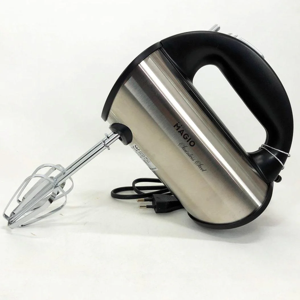 Миксер Magio MG-235 – потужний, компактний ручний міксер з нержавіючої сталі. - Зображення 8