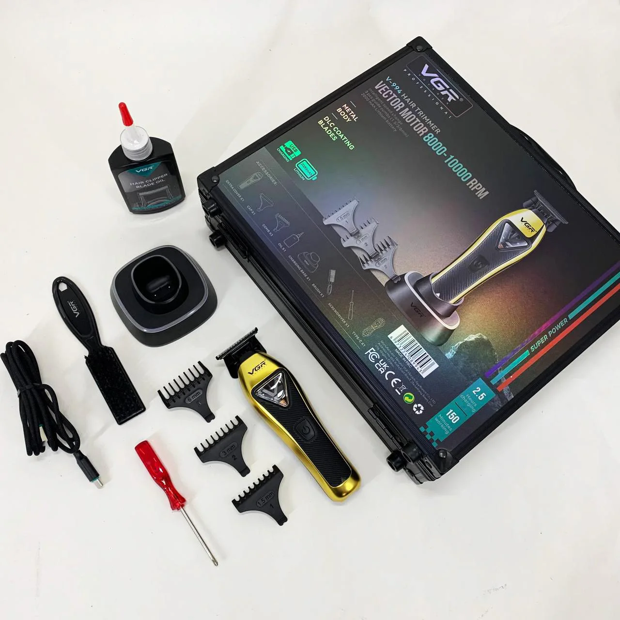 Тример VGR V-994 MAGLEV VECTOR 3.0 — до 150 хв автономної роботи - Зображення 12