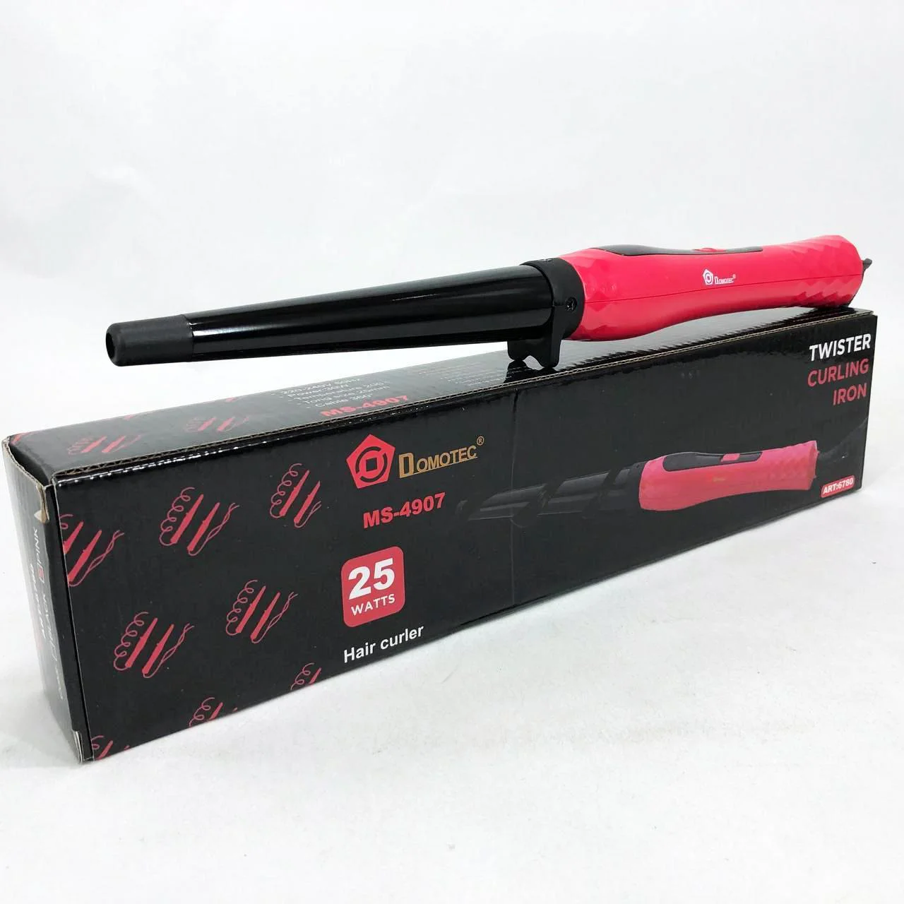 Конусна плойка для волос DOMOTEC MS-4907 – стильний стайлер для завивки локонів - Зображення 6