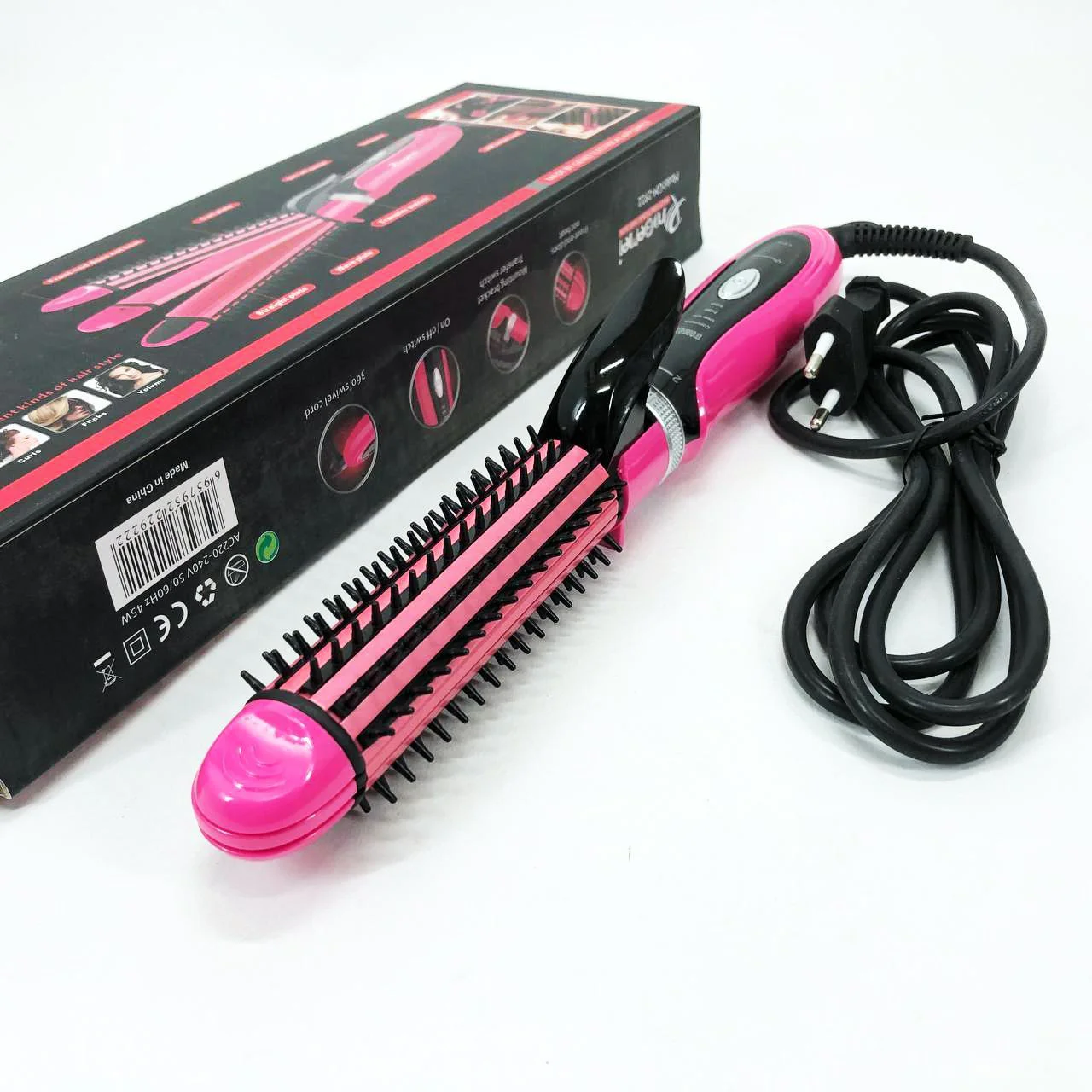 Плойка-утюжок Geemy GM-2922 3в1 - Універсальний стайлер для волосся з швидким нагрівом - Зображення 3