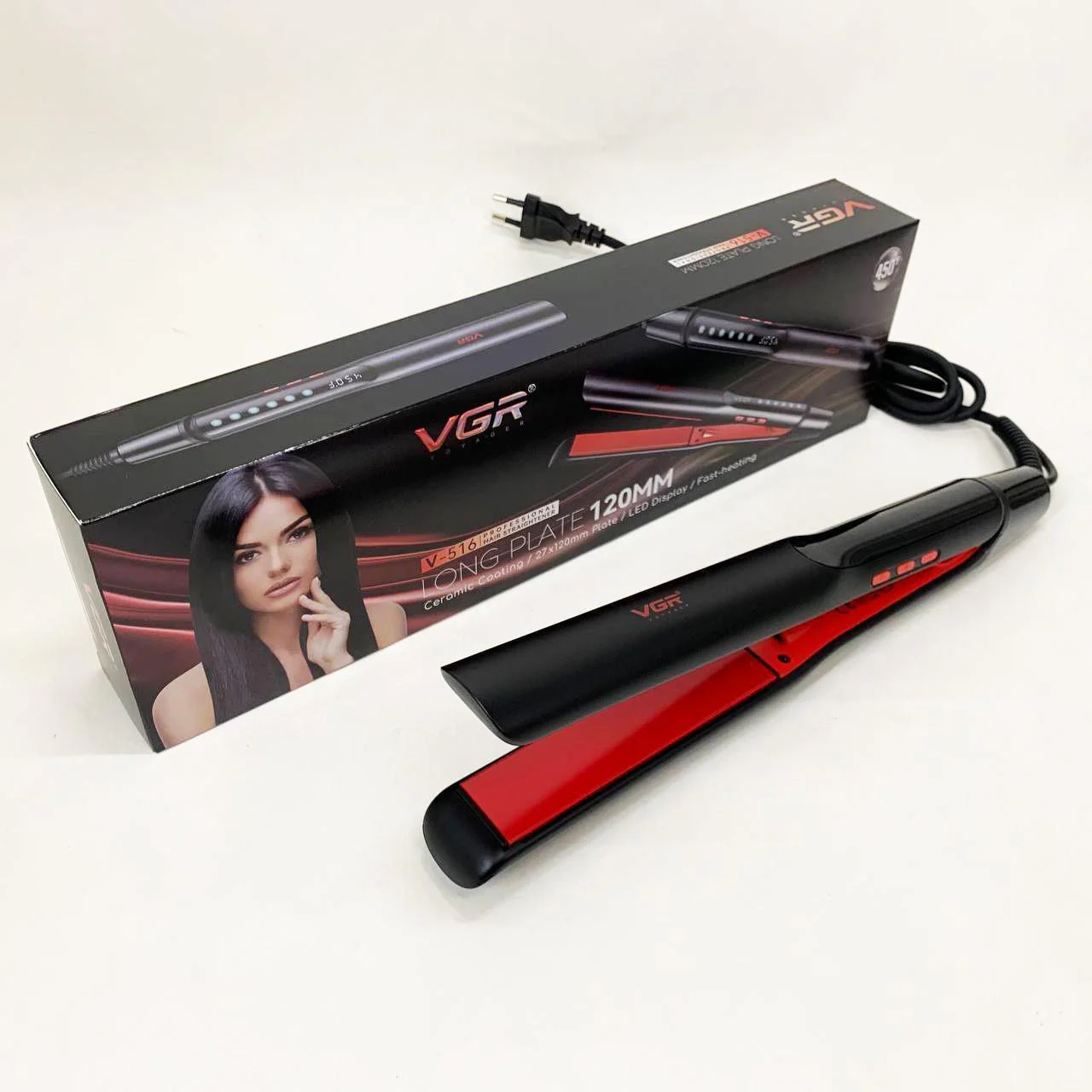 Плойка VGR V-516 з регульованою температурою до 230°C