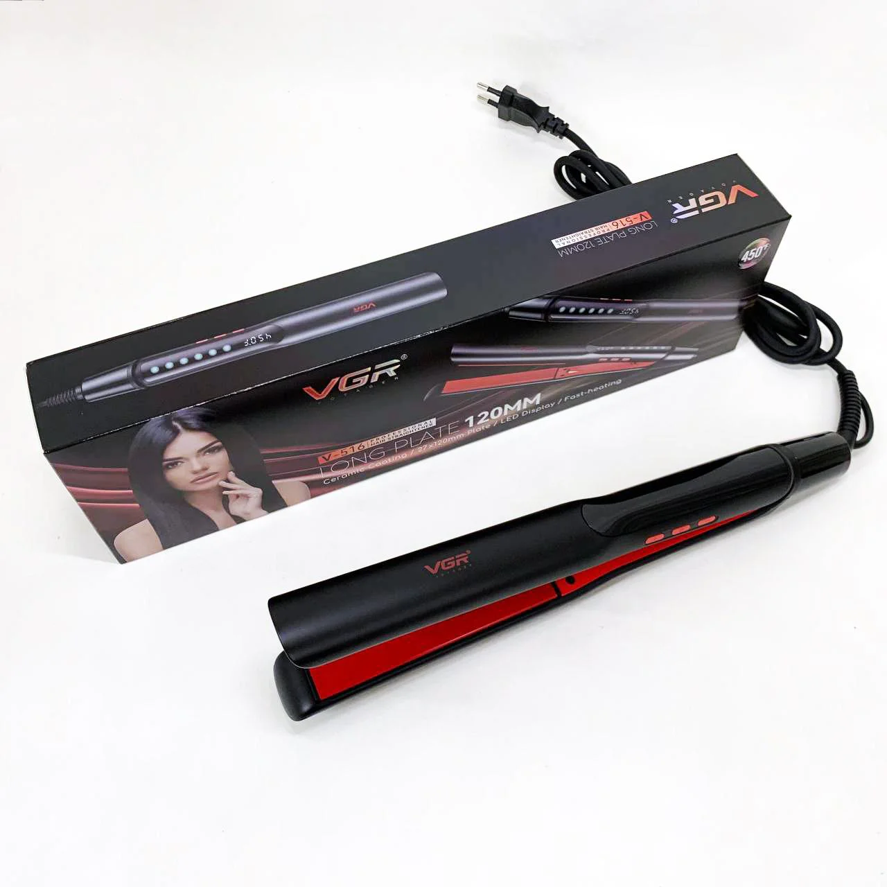Плойка VGR V-516 з регульованою температурою до 230°C - Зображення 8