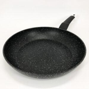 Сковорода Unique UN-5137 28 см з антипригарним гранітним покриттям темний граніт для всіх типів плит