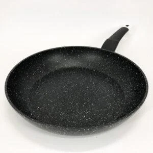 Сковорода Unique UN-5137 28 см з антипригарним гранітним покриттям темний граніт для всіх типів плит