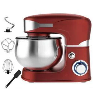 Миксер Crownberg CB-3408 2600 Вт з чашею 5л та 6 швидкостями для комфортного замішування тесту.