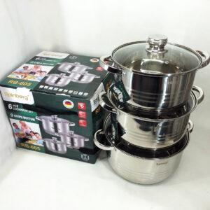 Набір каструль Rainberg RB-605 капсульне 9-ти шарове дно