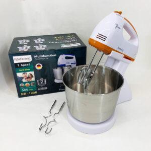 Стаціонарний електричний міксер Rainberg RB-1006 500W з насадками для замішування тесту