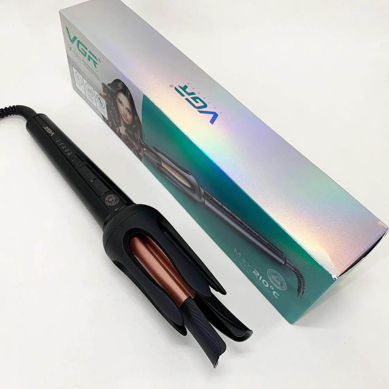 Плойка VGR V-581 — керамічне покриття і LED дисплей для комфортної укладки. - Зображення 5