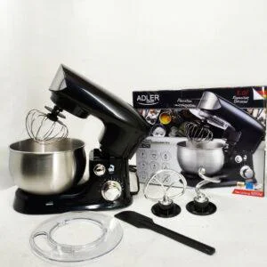 Кухонний комбайн ADLER AD 4226B 1200W 3L з планетарним змішуванням та захистом від брызг.