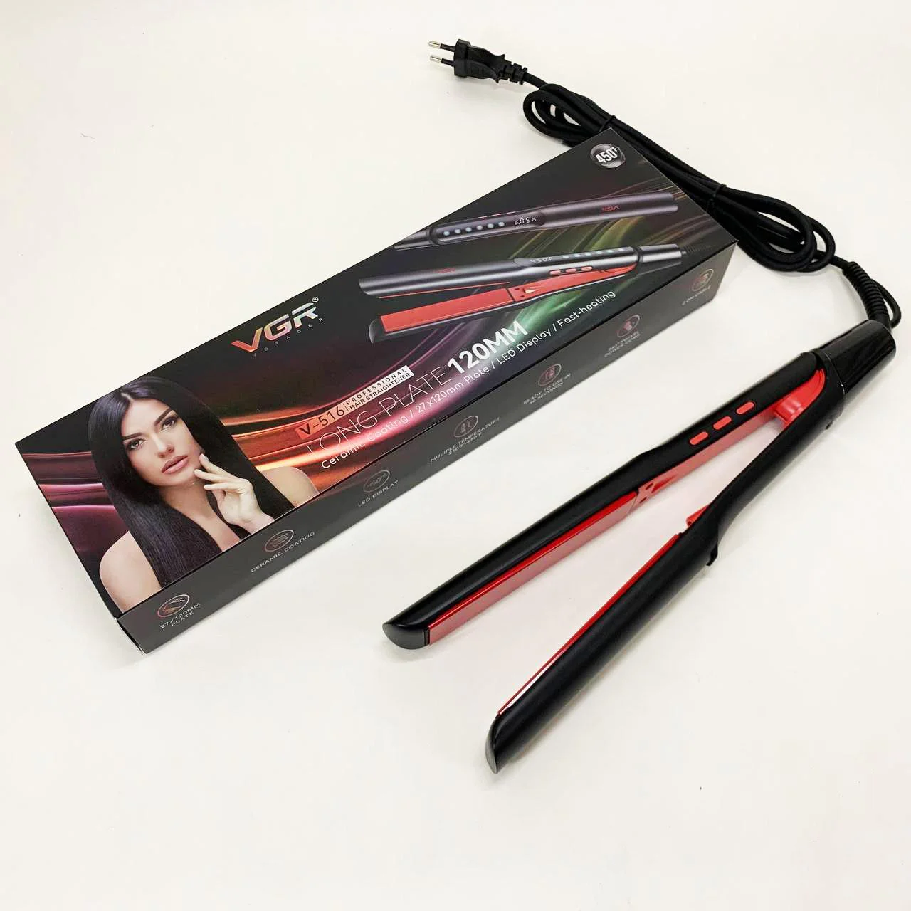 Плойка VGR V-516 з регульованою температурою до 230°C - Зображення 7