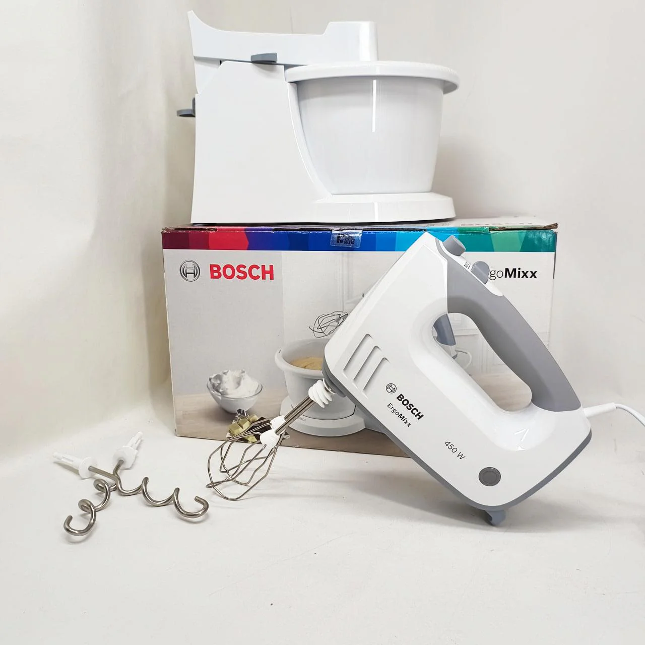 Миксер BOSCH MFQ36460 — 450 Вт, 5 швидкостей, автоматичне обертання чаші - Зображення 6