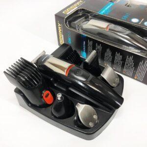 Машинка для стрижки Geemy GM-853 5в1 — мультистайлер з 6 насадками