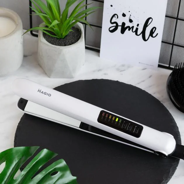 Щипці Magio MG-586 для волосся з електронним управлінням та керамічними пластинами - Зображення 4