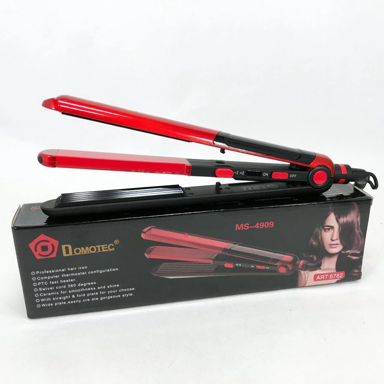 Domotec MS-4909 Плойка гофре 2 в 1 для укладки та завивки волосся - Зображення 9