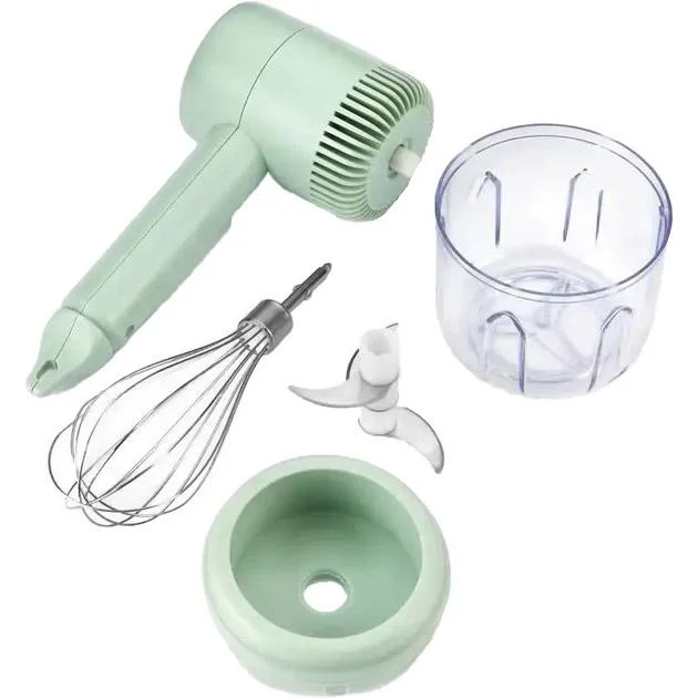 Ручний блендер Green 2 в 1 | Потужний акумулятор і USB зарядка для зручності використання. - Зображення 13