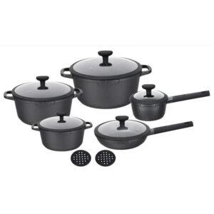 Набір посуду Edenberg EB-5652 12 предметів з мармуровим антипригарним покриттям