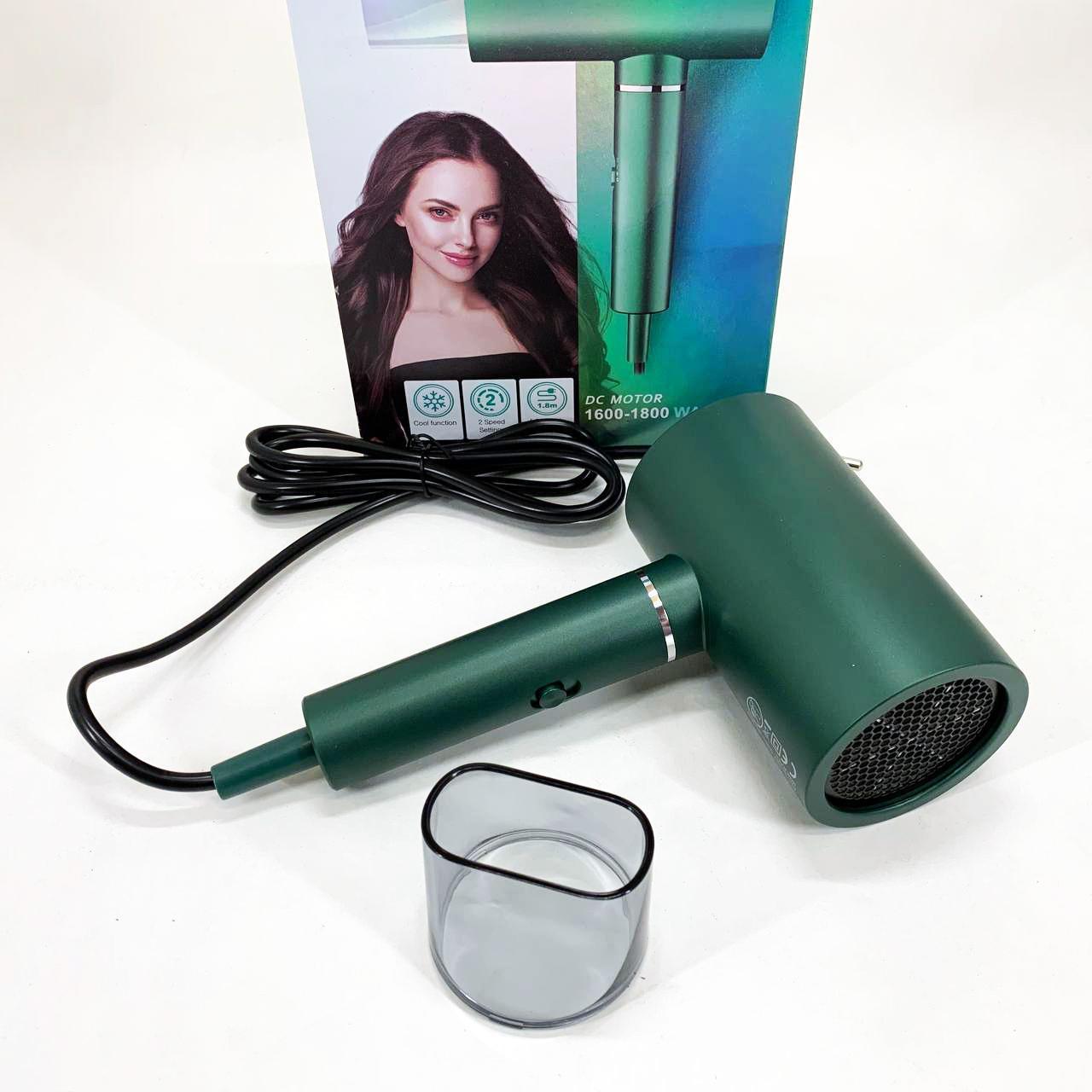 Професійний фен VGR V-431 1600–1800 Вт — холодний обдув, зелений - Зображення 14