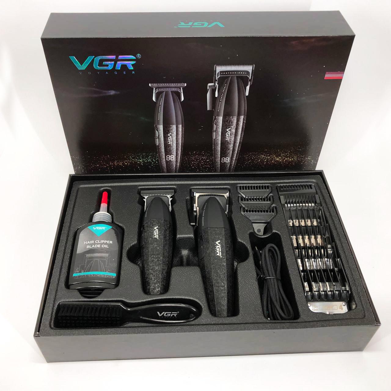 Професійний набір для стрижки VGR V-640 — акумуляторний, 9000 об/хв - Зображення 7