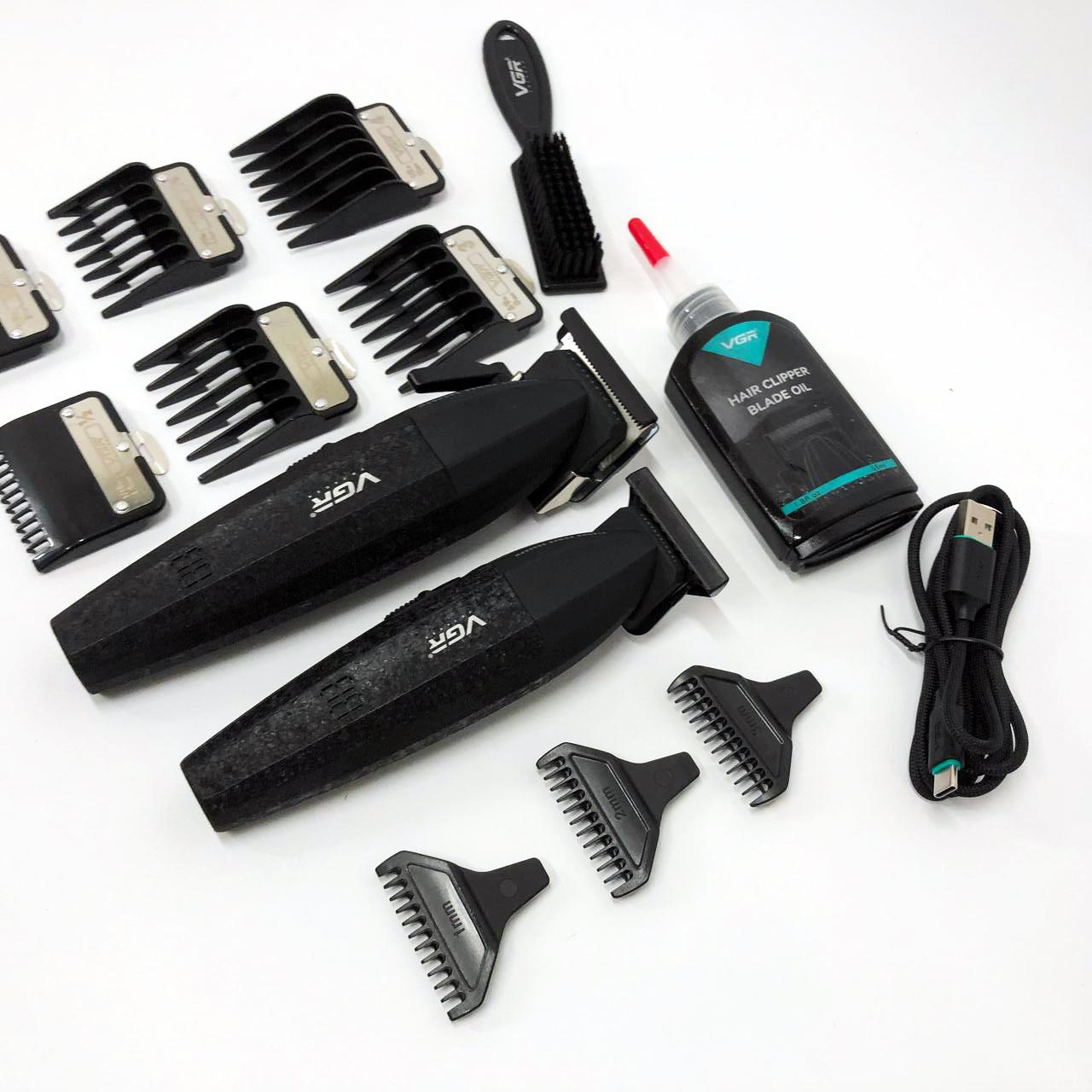 Професійний набір для стрижки VGR V-640 — акумуляторний, 9000 об/хв - Зображення 9