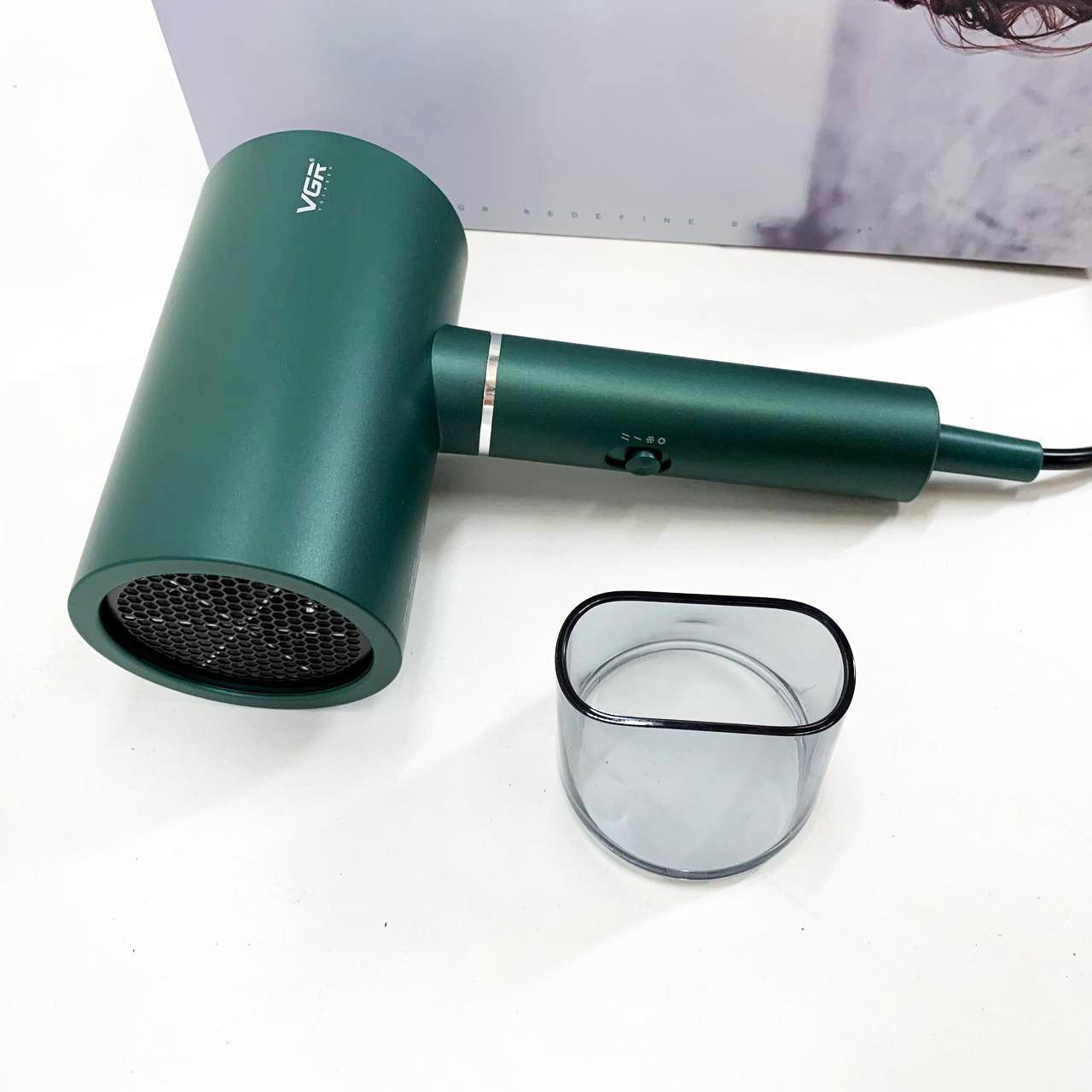 Професійний фен VGR V-431 1600–1800 Вт — холодний обдув, зелений - Зображення 11