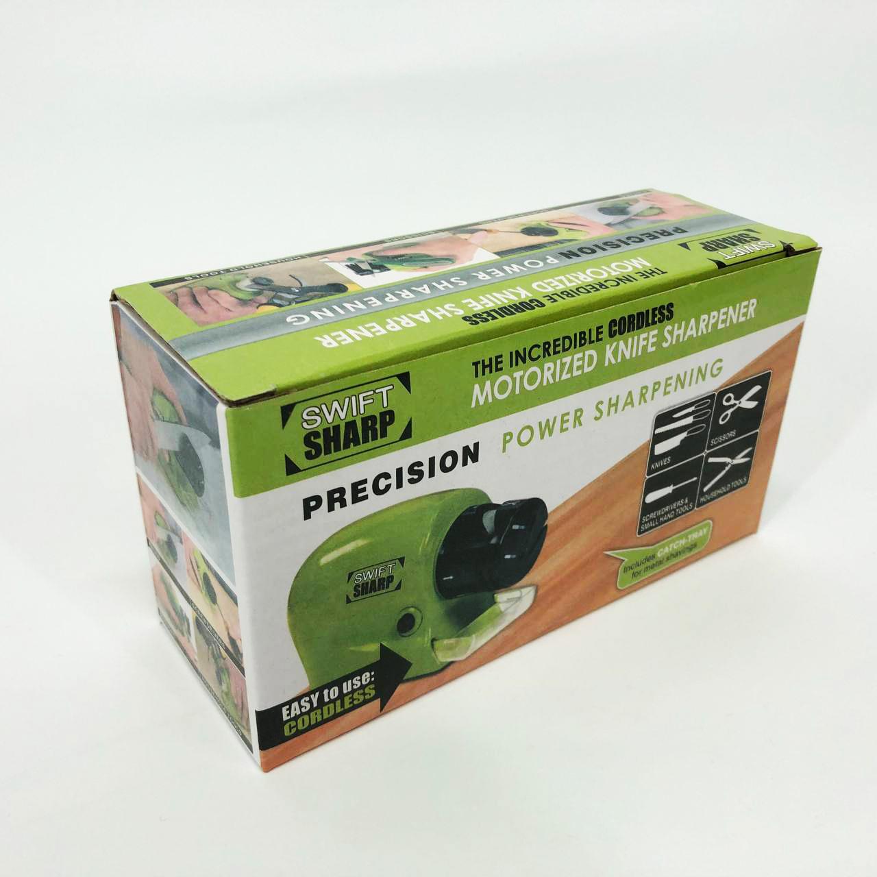 Багатофункціональна бездротова стругачка Swift Sharp DY-521 для ножів, ножиць та викруток на батарейках - Зображення 20