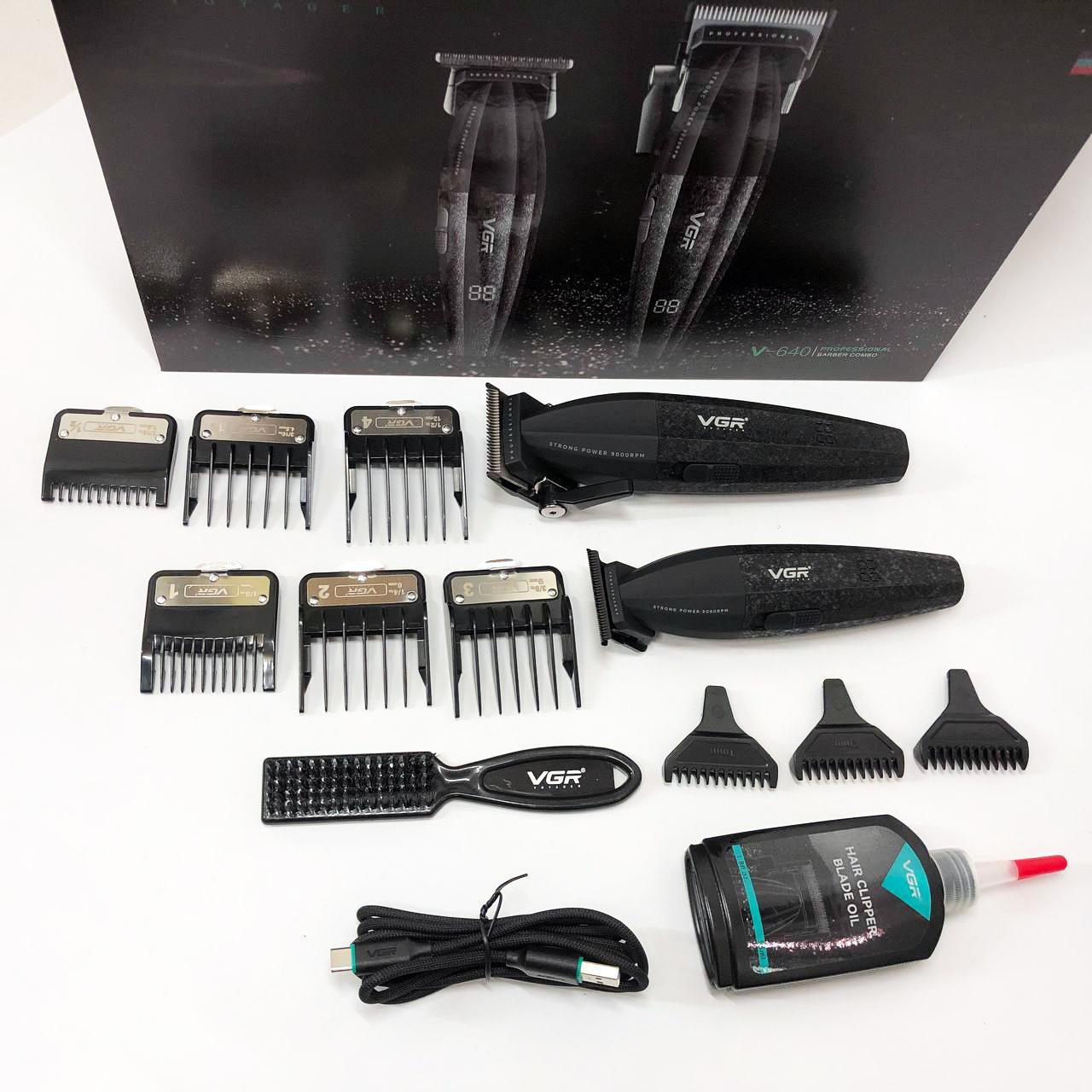 Професійний набір для стрижки VGR V-640 — акумуляторний, 9000 об/хв - Зображення 18