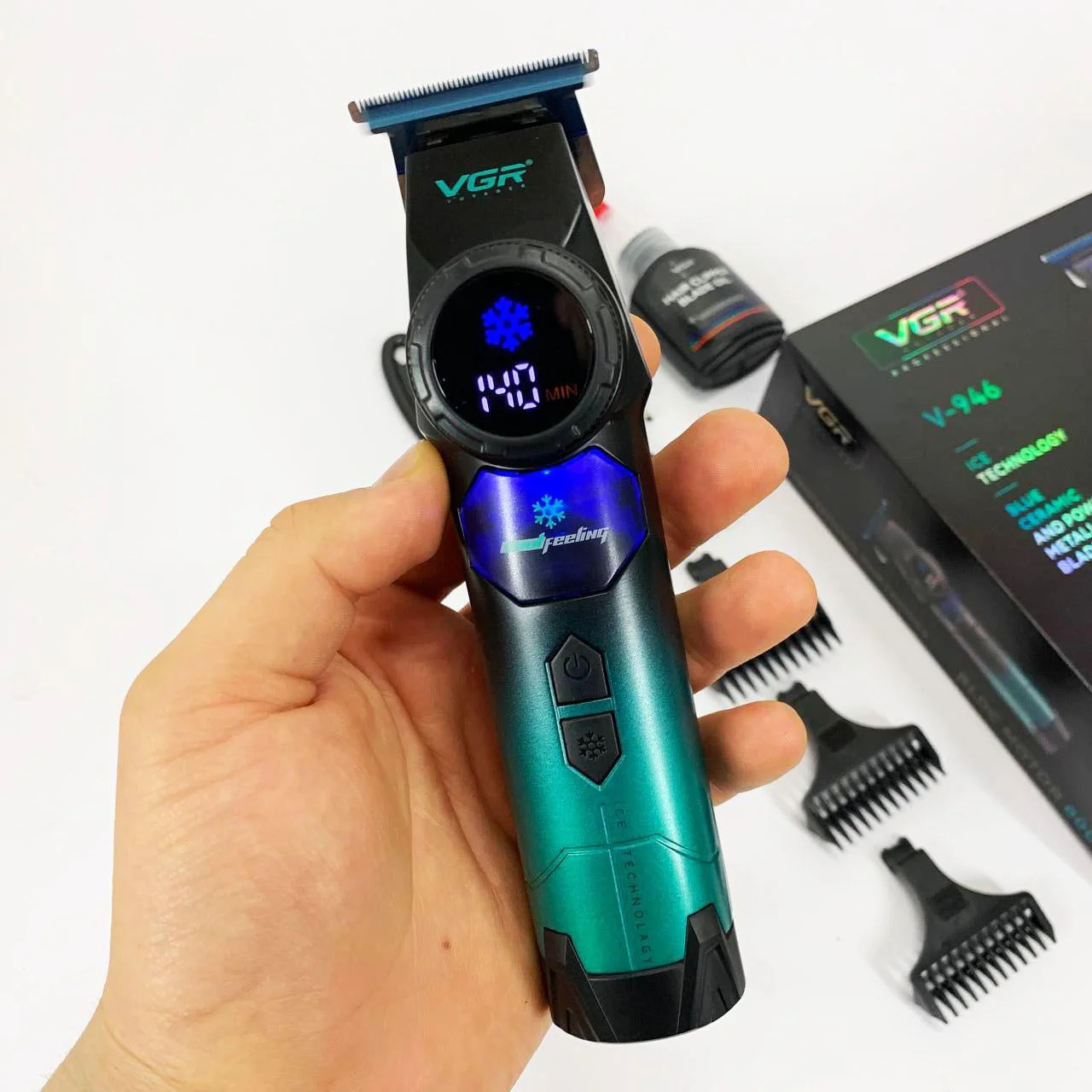 Тример VGR V-946 з технологією охолодження ICE TECHNOLOGY — до 200 хв автономної роботи - Зображення 3