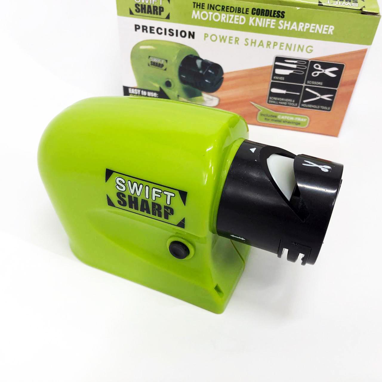 Багатофункціональна бездротова стругачка Swift Sharp DY-521 для ножів, ножиць та викруток на батарейках - Зображення 12