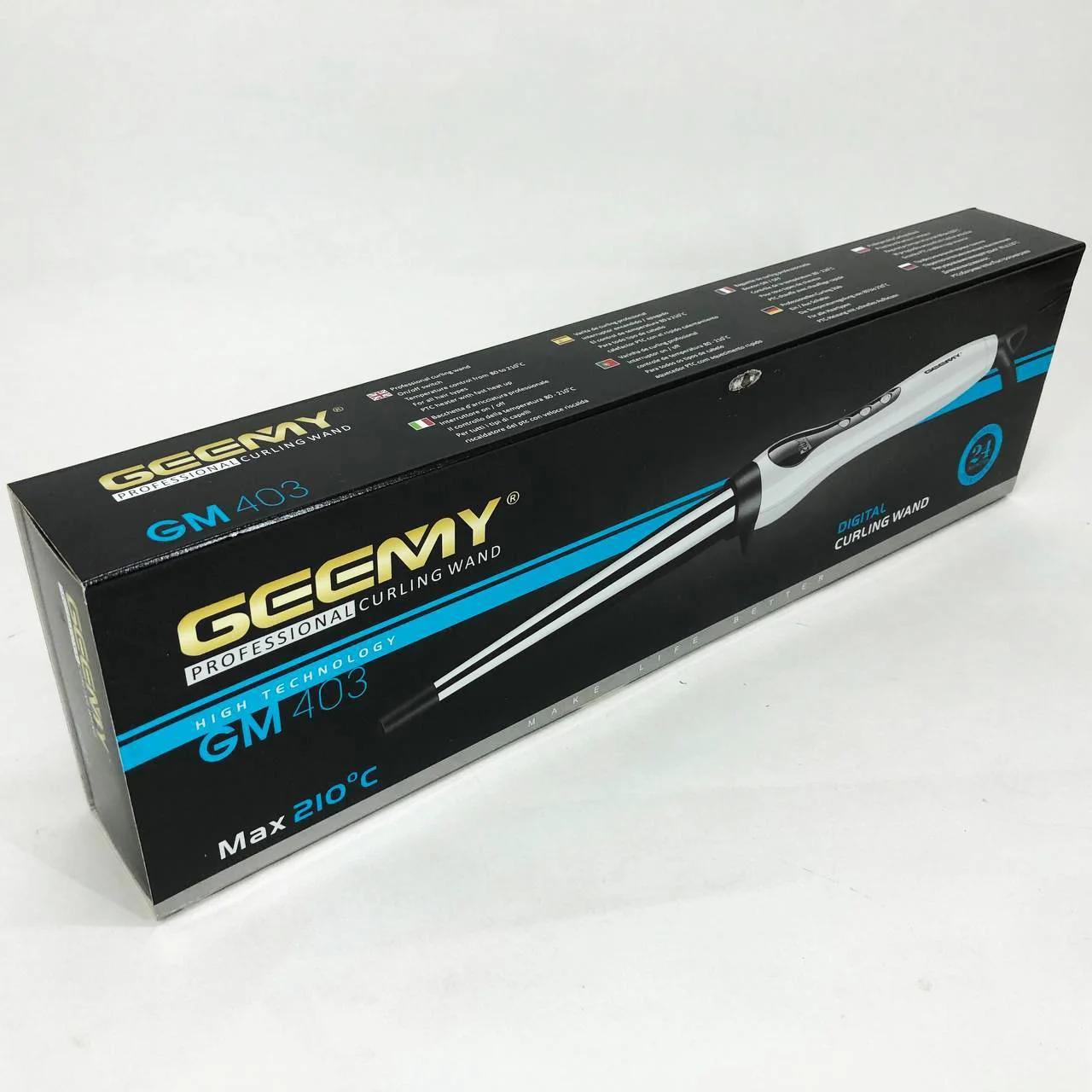 Конусна плойка Gemei GM-403 для легкого створення локонів без пошкодження волосся. - Зображення 13